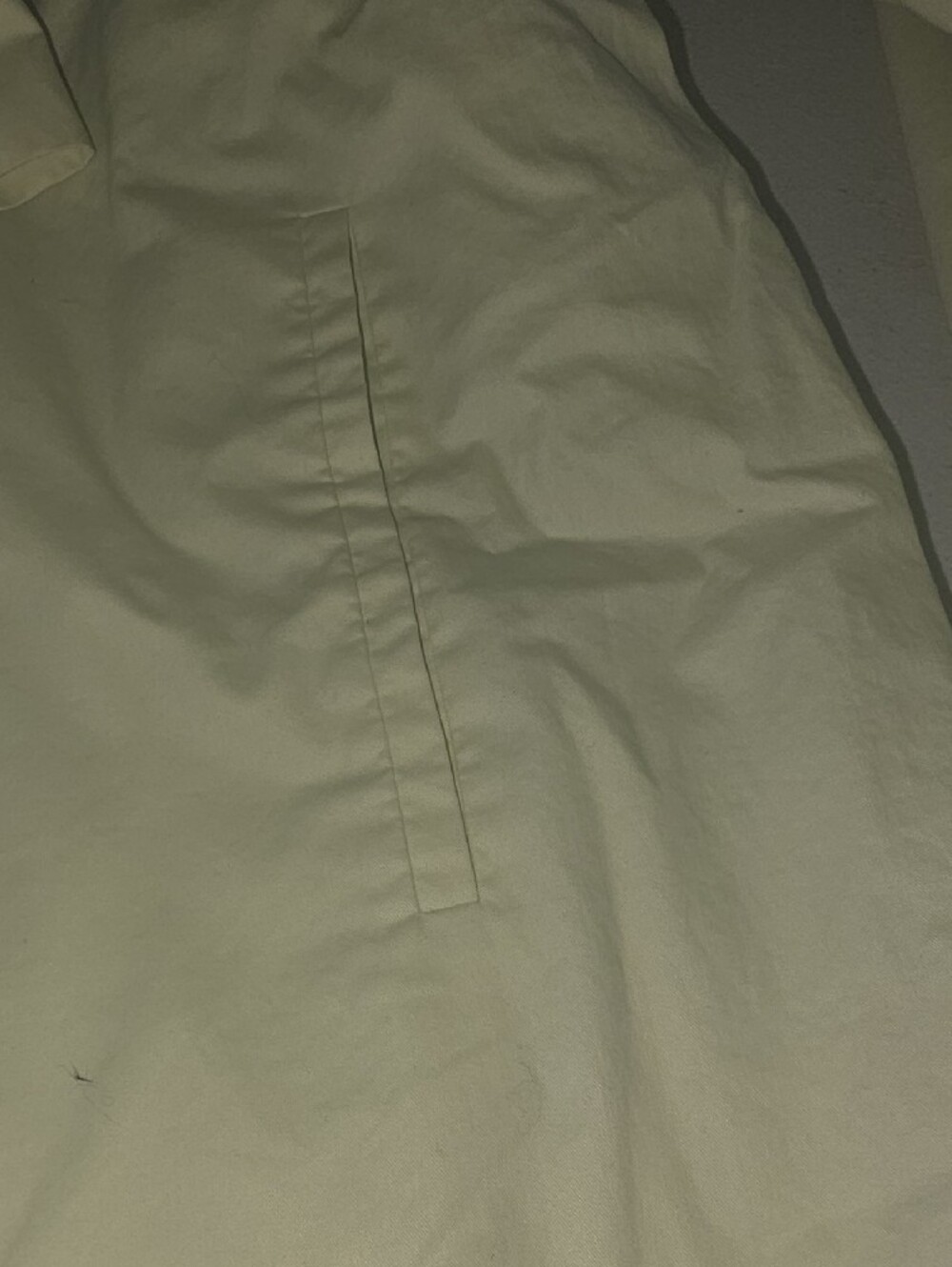 Eileen Fisher Light Yellow Hooded Trench Coat - Picture 5 of 5